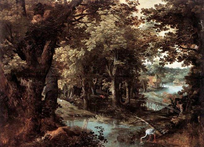 STALBEMT, Adriaan van Landscape with Fables Germany oil painting art
